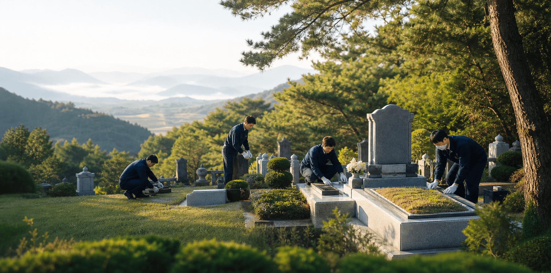 분묘 이장 개장 현장업무
